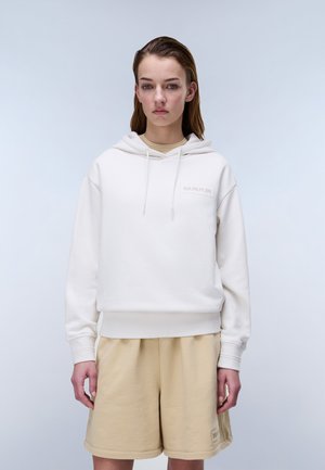 Napapijri B-CLARAO H W. - Jersey con capucha - white whisper