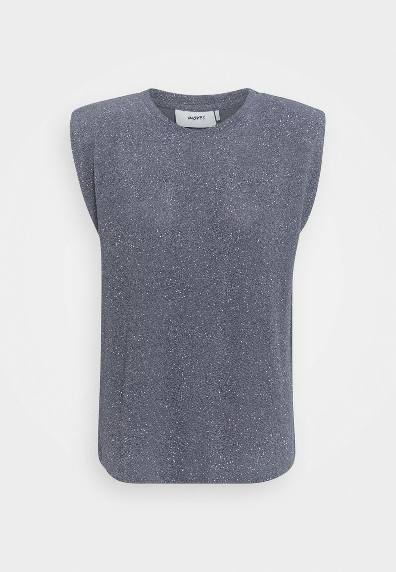 Moves T-shirt print grijs