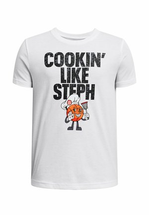 SHORT-SLEEVE GRAPH CURRY CHEF - Sport T-shirt - white