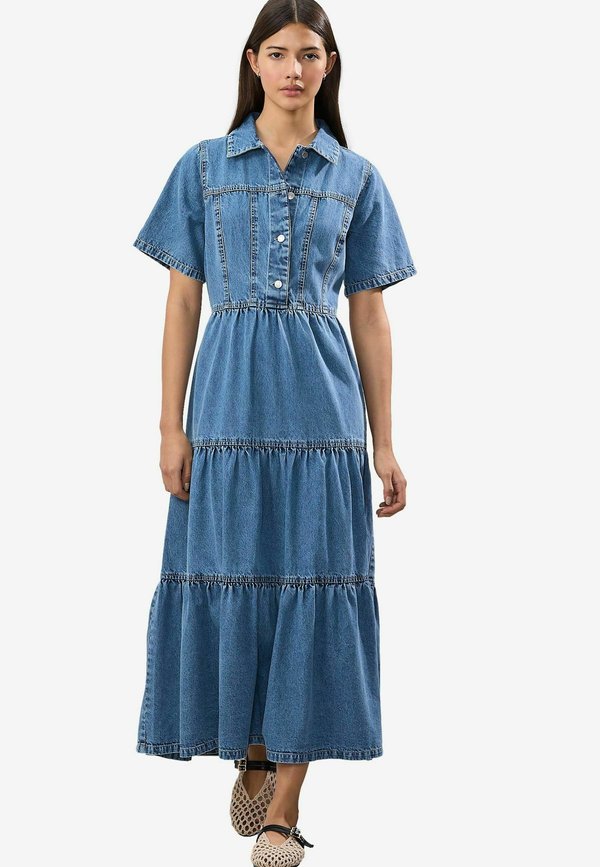 WESTERN MIDI - REGULAR FIT - Maxikleid - bleach