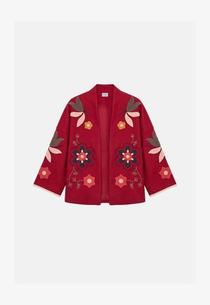 Touché Privé, EMBROIDERED JACKET - Veste légère - burgundy