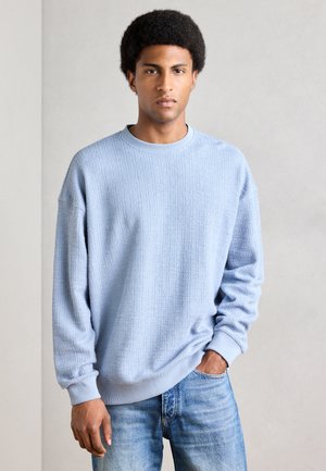 Scotch & Soda TEXTURED - Sweatshirt - faded denim