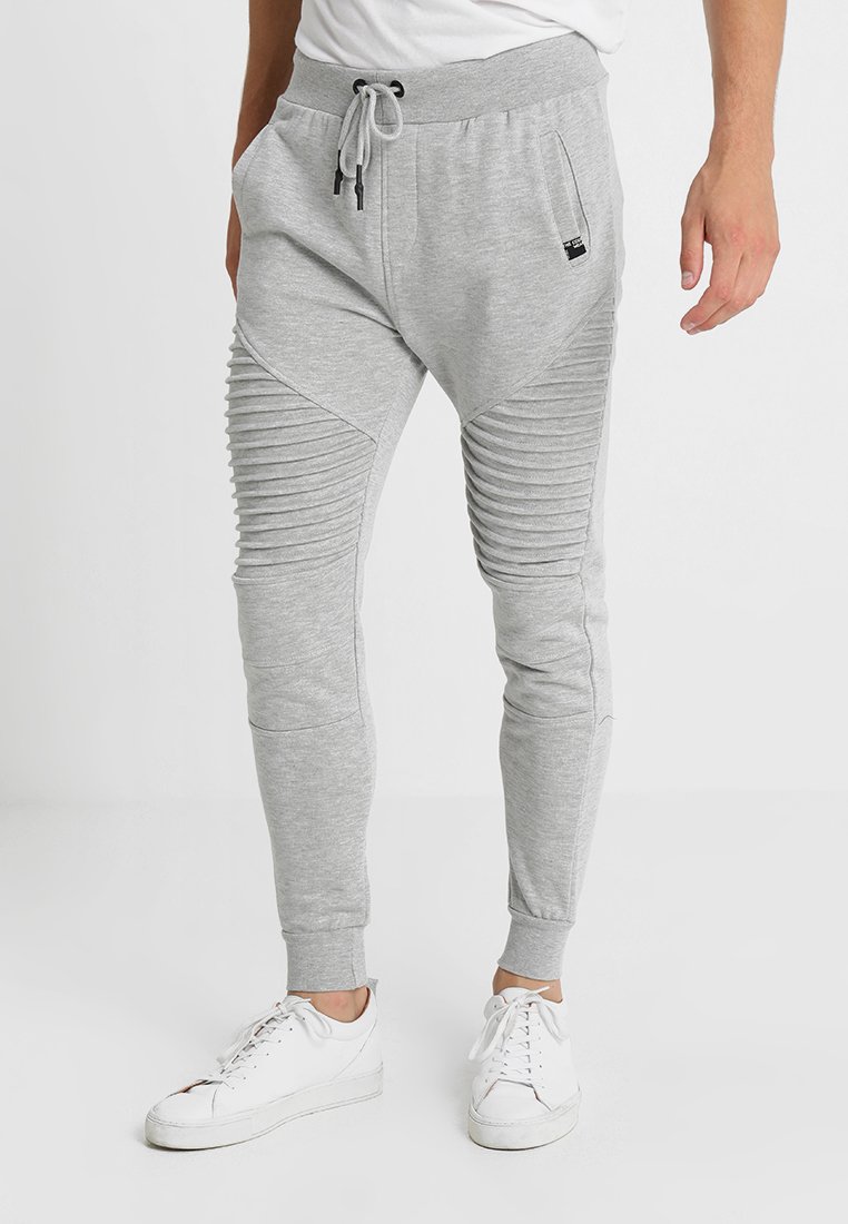 INDICODE JEANS CRISTOBAL - Tracksuit bottoms - grey mix/light grey ...