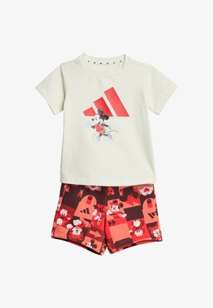 X DISNEY MICKEY MOUSE KIDS - Shorts - off white pure ruby