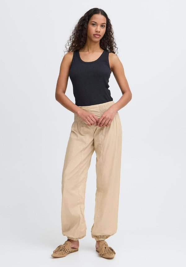 JILL WIDE - Trousers - doeskin4