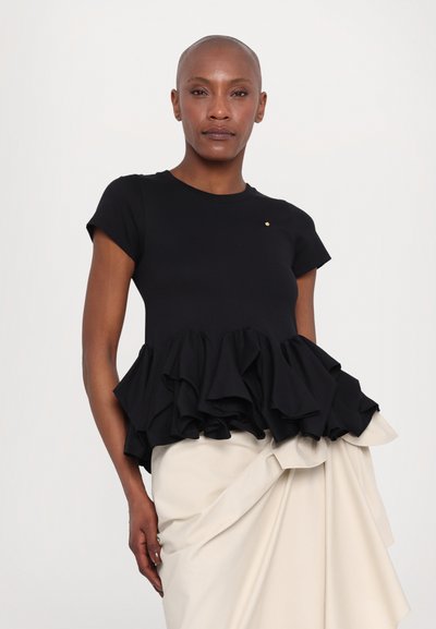 Viktor&Rolf TUCK UP  - Marškinėliai su spaudiniu - black