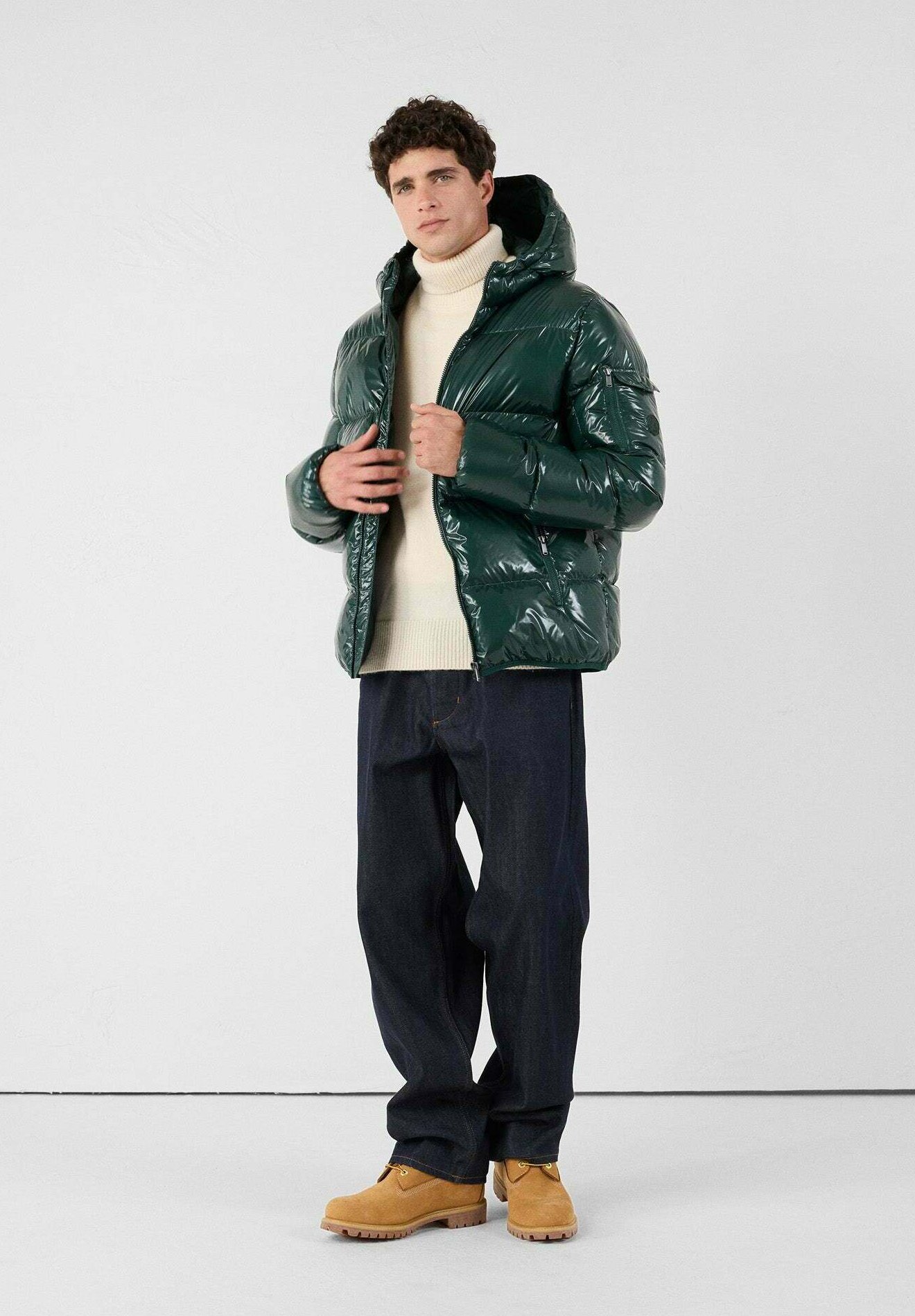 JOTT GRAND FROID JAVA LACCATO Down jacket verde/green Zalando