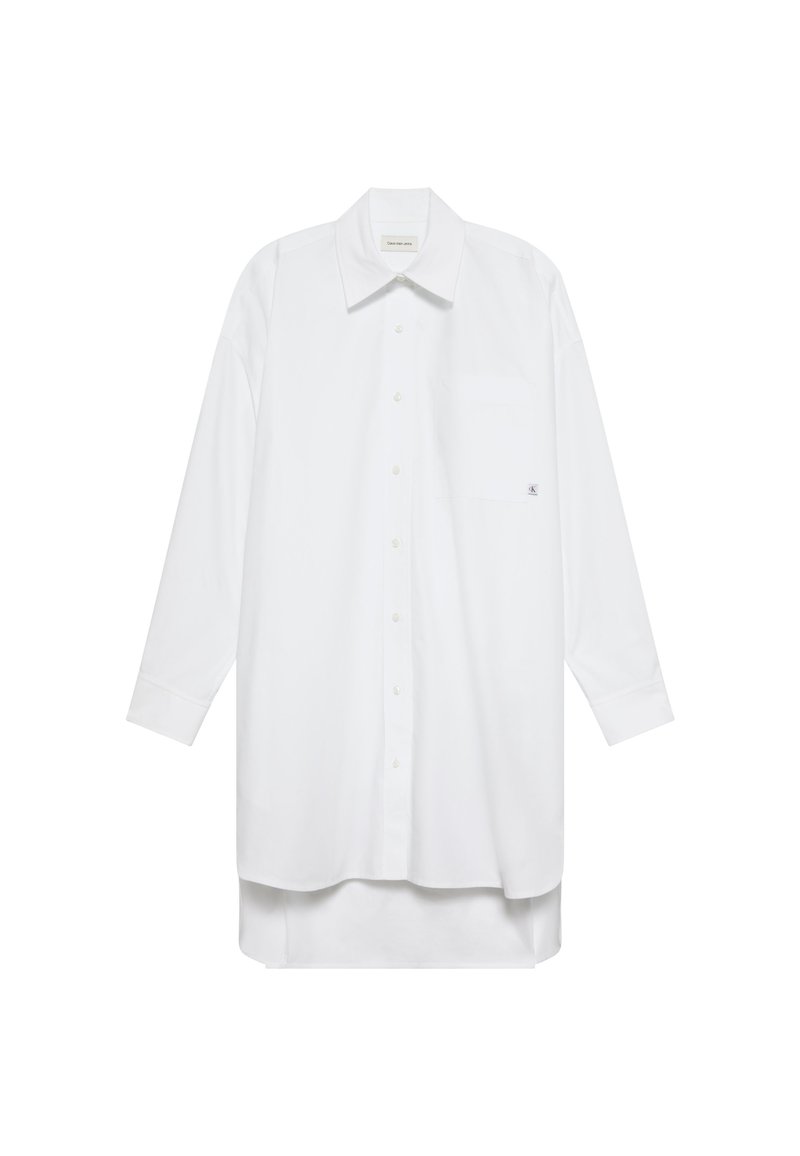 Calvin Klein Jeans Blousejurk wit Calvin Klein Jeans Blousejurk wit