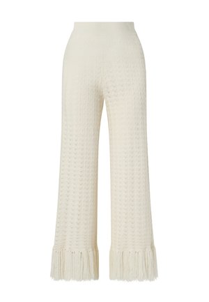 Malina, ALYCIA FRINGE PANTS - Kalhoty - white