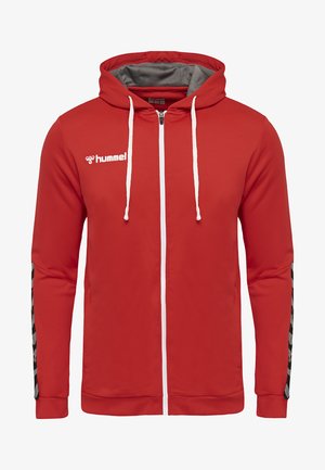 Hummel HMLAUTHENTIC - Sweat zippé - true red