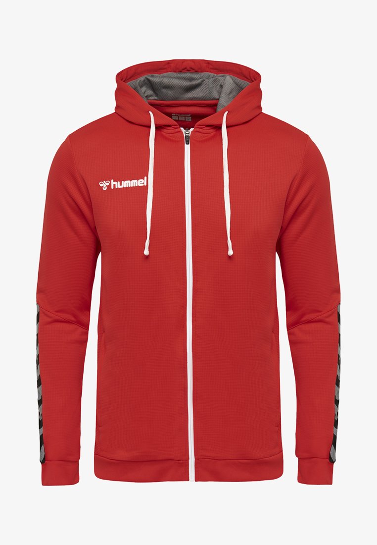 Hummel HMLAUTHENTIC - Sweatjacke - true red