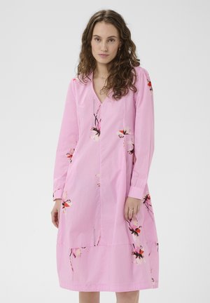 CUBRILA - Dnevna obleka - pink flower stripe