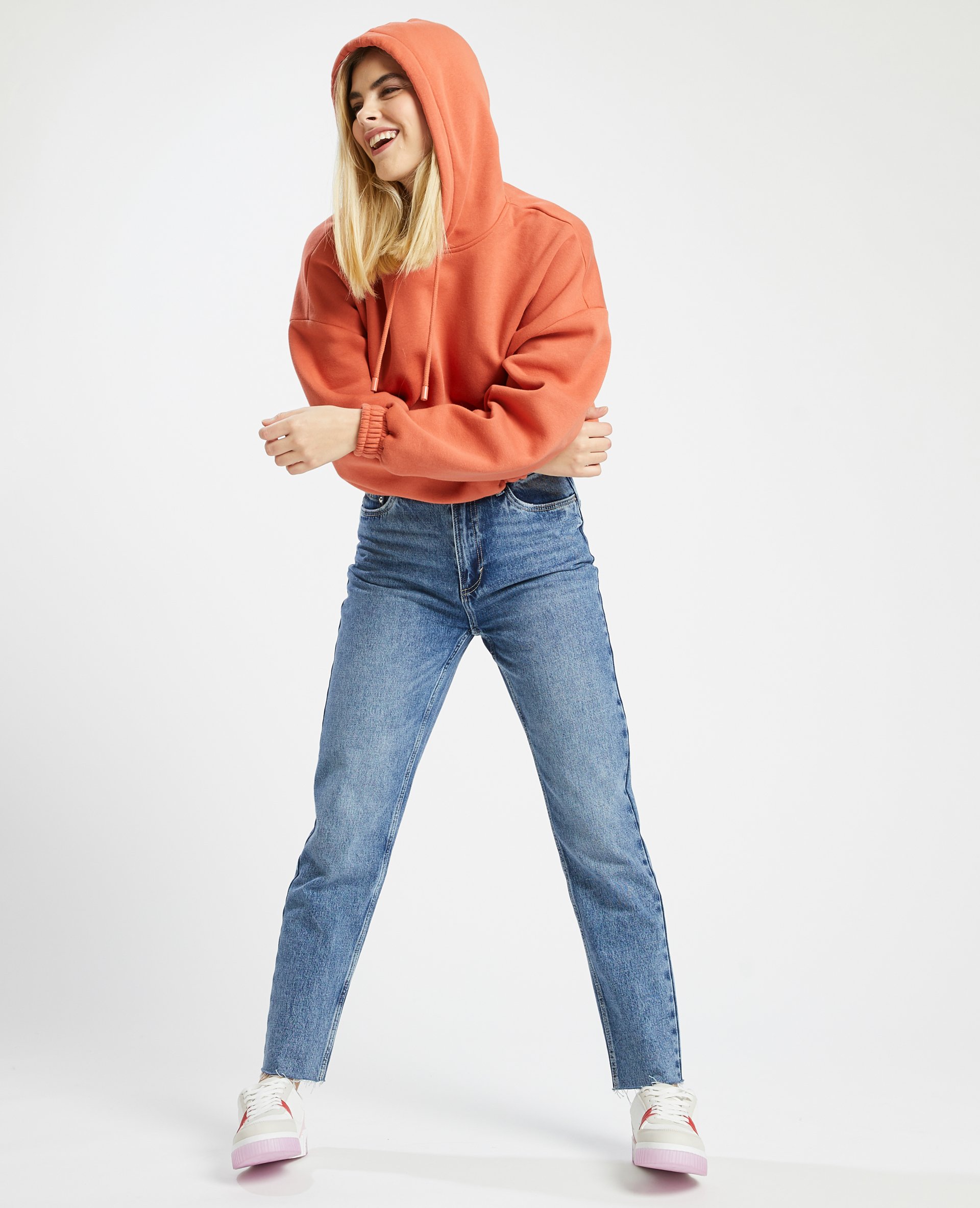 Pimkie STRAIGHT LEG JEANS - HIGH WAIST - Jeans a sigaretta - denimblau/blu  - Zalando.it