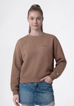 Champion, CREWNECK STANDARD FIT - Pusa - brown