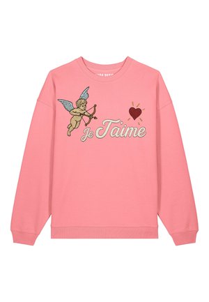 JE TAIME EMBROIDERY UNISEX - Felpa - pink