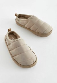 Next THINSULATE LINED QUILTED HARD SOLE STANDARD - Papuče - neutral