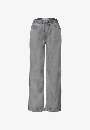 Street One Studio, WIDE LEG JEANS MIT ELASTIKBUND - Wide Leg - grey authentic wash