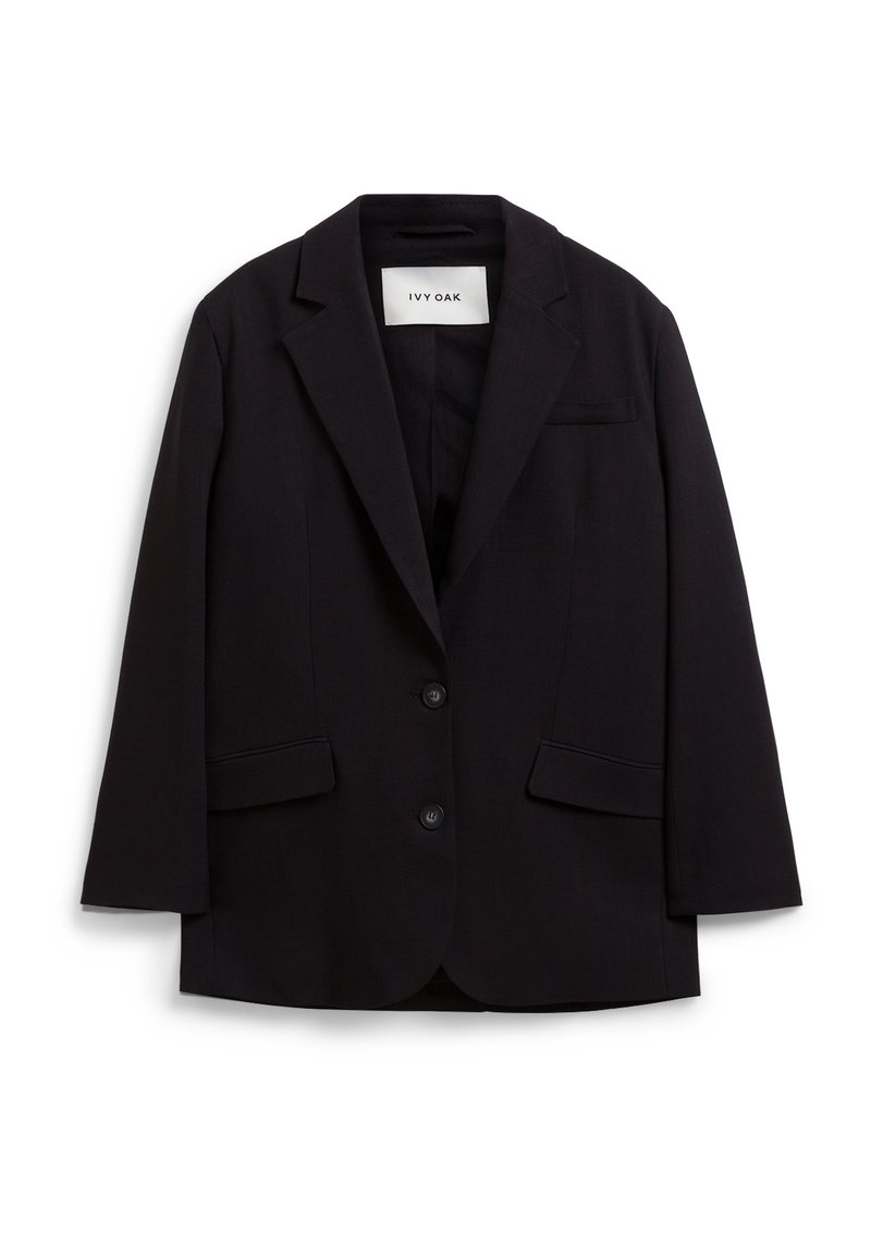 IVY OAK Halflange jas zwart