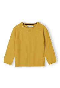 MINOTI - CREW NECK  - Stickad tröja - mustard yellow Miniatyrbild 1