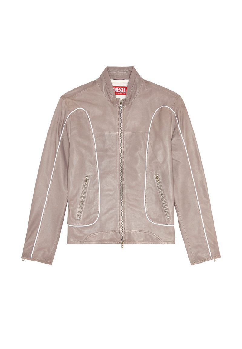 Diesel Leren jas beige Diesel Leren jas beige