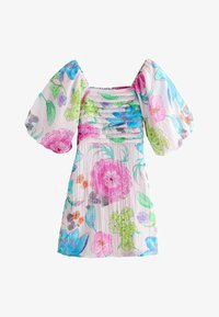 Sélectionné, pink blue floral print