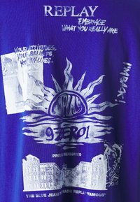 Replay M9Z1 T-SHIRT - Triko s potiskem - true blue