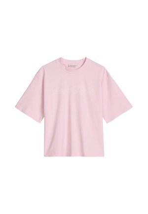 Light pink short-sleeve t-shirt with a round neck and subtle "Marc O'Polo" logo embossed on the front.