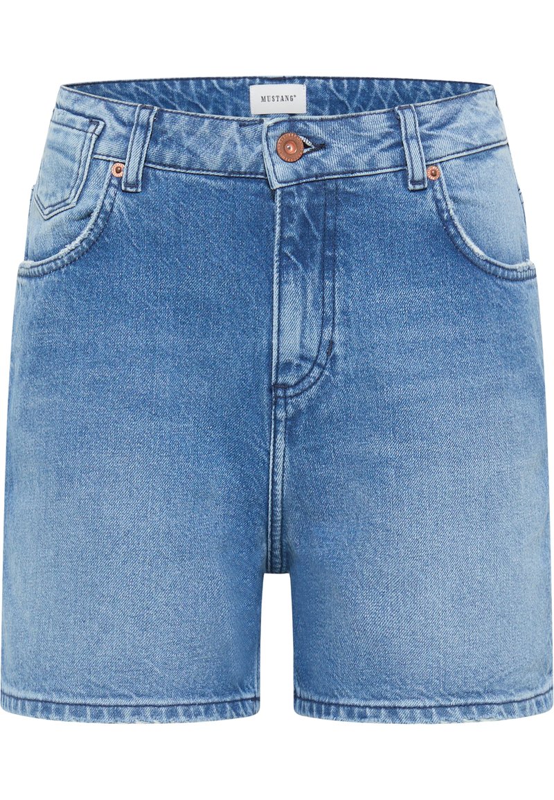 mustang Jeansshort blauw
