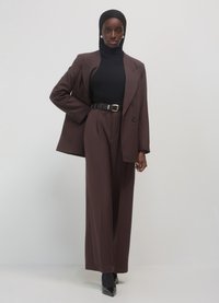 Calliope VITA ALTA - Pantalon classique - marrone
