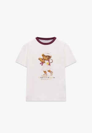 Guess, BEDRUCKTES T-SHIRT - T-shirt imprimé - weiß