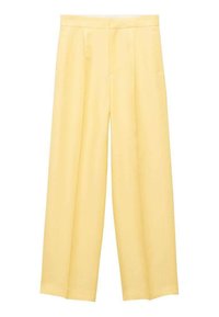 PLEATED - Stoffhose - yellow