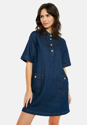 SHORT - Vestito di jeans - dark blue