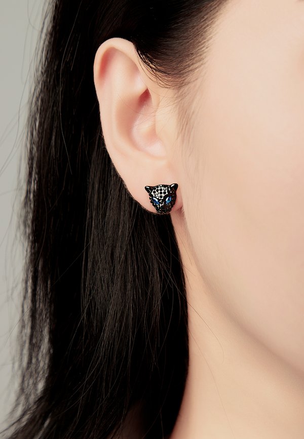 BLACK PANTHER - Einzelner Ohrring - schwarz