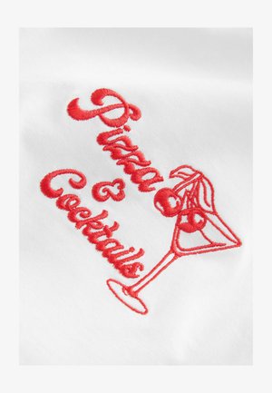 Next REGULAR FIT GRAPHIC - Jerseykleid - white