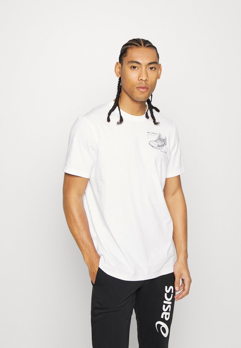 Herren Shirts | ASICS T-Shirt print brilliant white/weiß - SS93103 Herren Shirts | ASICS T-Shirt print brilliant white/weiß - SS93103