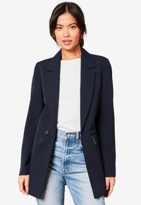 LONGLINE TAILORED - REGULAR FIT - Halflange jas - navy blue
