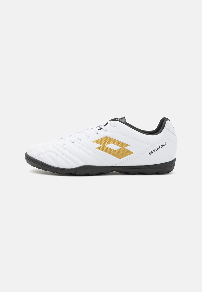 Lotto STADIO 705 TF UNISEX - Scarpe da calcio per terreni sintetici - all white/light platino