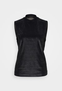 Guess SL MOCK NK MIA - Débardeur - jet black