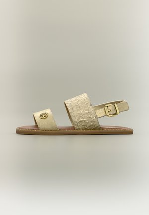 Michael Kors Kids JAGGER MAXSON II - Σανδάλια - pale gold-coloured/gold-coloured metallic