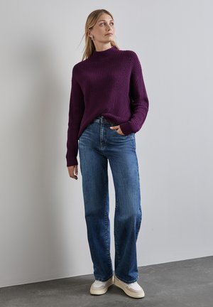 Street One MIT DETAILS - Strickpullover - lila