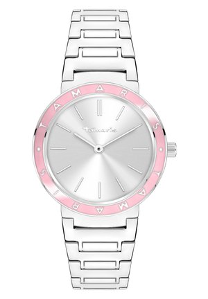 Prisma Grand dames horloge P1275 titanium zilverkleurig met parelmoer