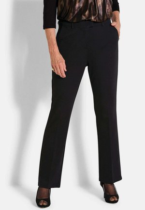 CARLA PETITE AUSGESTELLTEM BEIN - Pantaloni - black