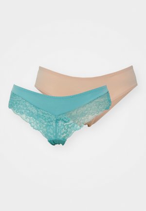 DORINA YAHARA 2 PACK - Briefs - green/pink