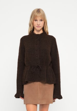 YASTHELLIS CARDIGAN - Vest - hot fudge
