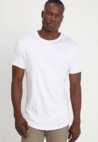 Only & Sons ONSMATT LONGY TEE 7 PACK - T-shirt básica - white/black/light grey melange