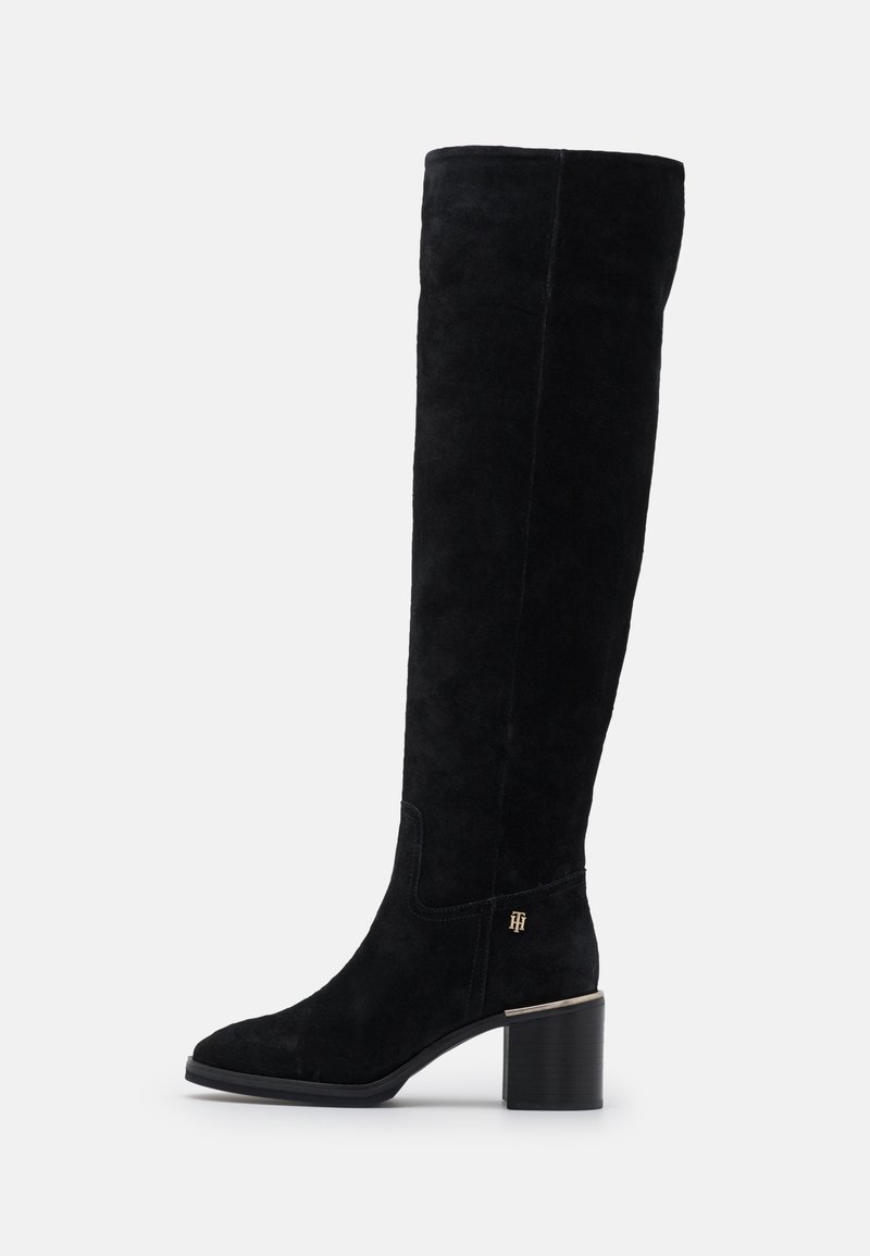 Tommy Hilfiger Over-the-knee boots black (Pre-owned)