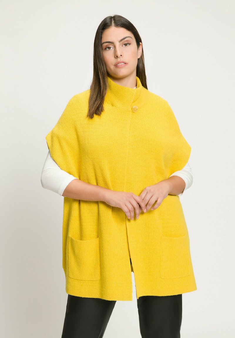 Ulla Popken Gebreid vest in Hemelsblauw | ABOUT YOU