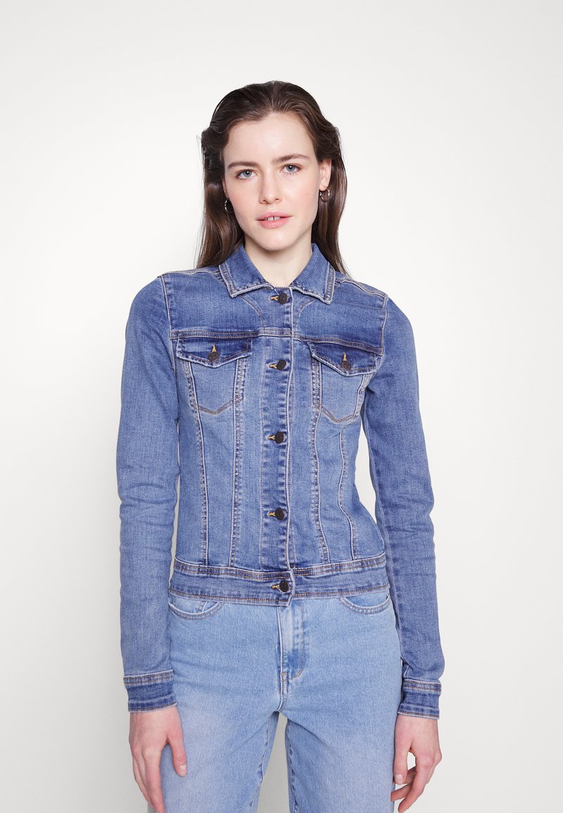 Object Tall OBJWIN NEW JACKET TALL Denim jacket medium blue denim