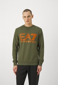 EA7 Emporio Armani Felpa - verde scuro