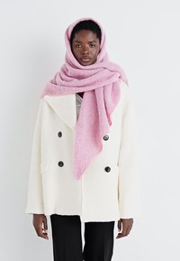 Vero Moda VMCALLY TRIANGLE SCARF  - Kaelarätt - fuchsia pink/black melange